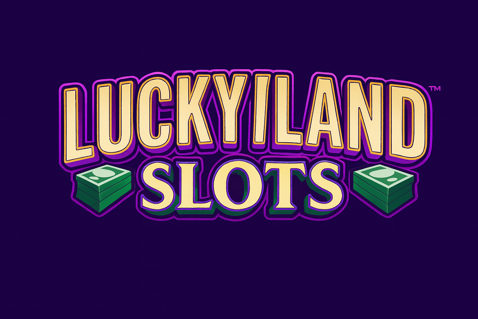 LuckyLand Slots sweepstakes casino logo - daily bonus opportunities for earning free money online