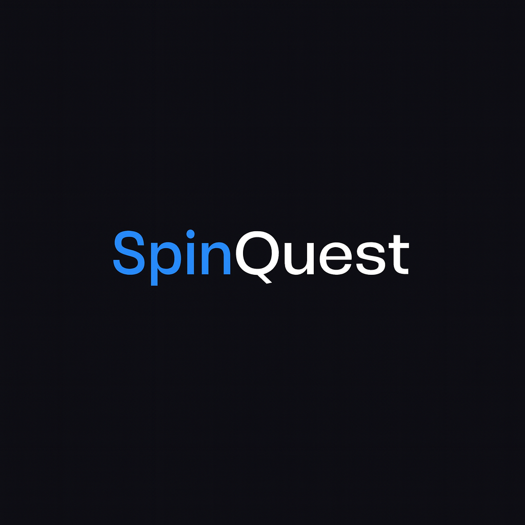 SpinQuest sweepstakes casino logo - daily bonus opportunities for earning free money online