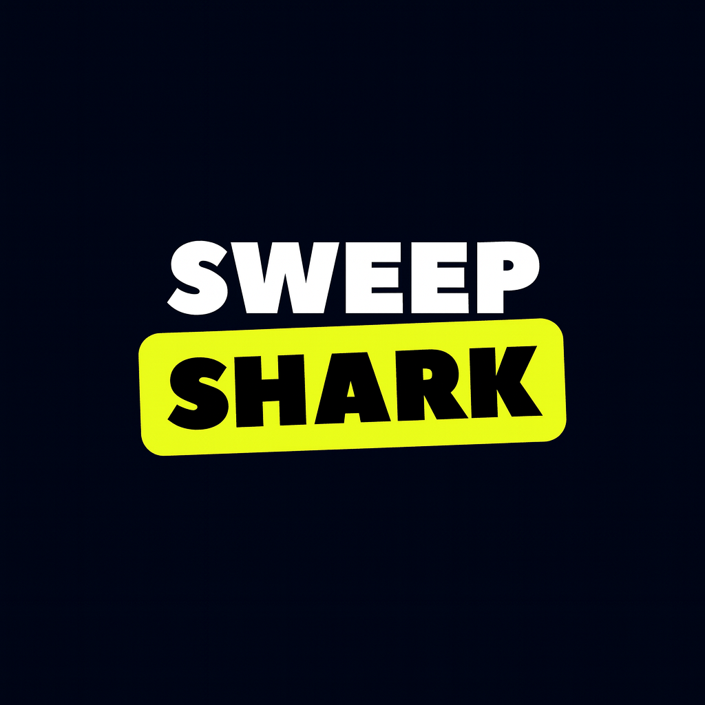SweepShark sweepstakes casino logo - daily bonus opportunities for earning free money online